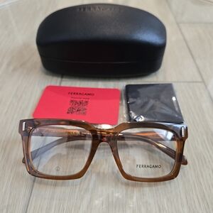 Salvatore Ferragamo SF2993 RX Eyeglasses Women Size: 53:19:145 Comes With COA